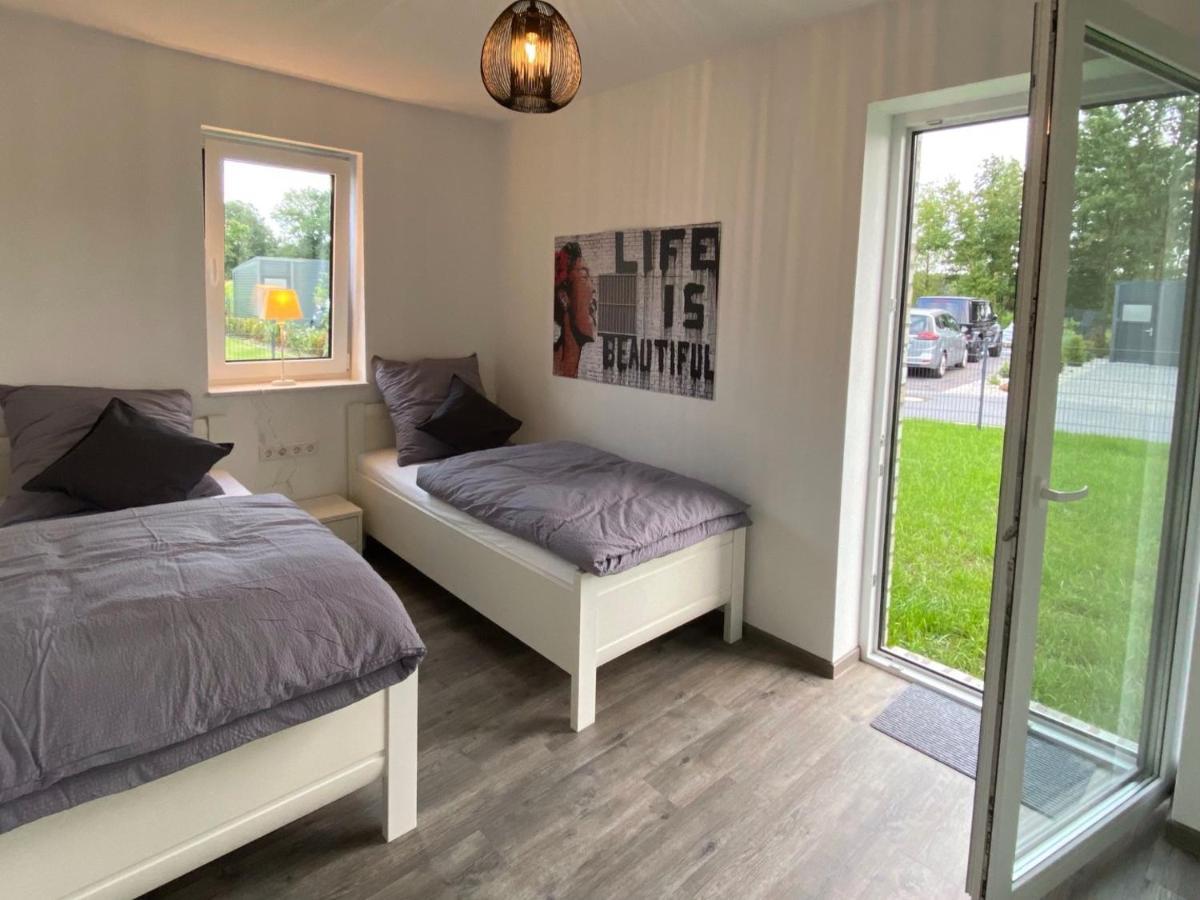 Ferienhaus Moin. Am Harkebruegger See Mit Sauna Barssel  Exterior foto